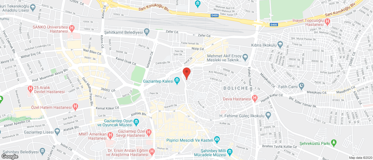 A nossa localização